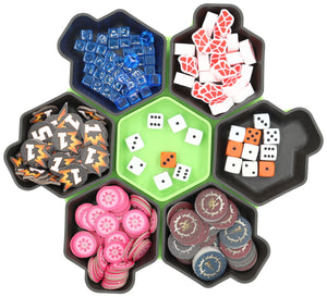 Feldherr SHELL token trays turntable 6+1