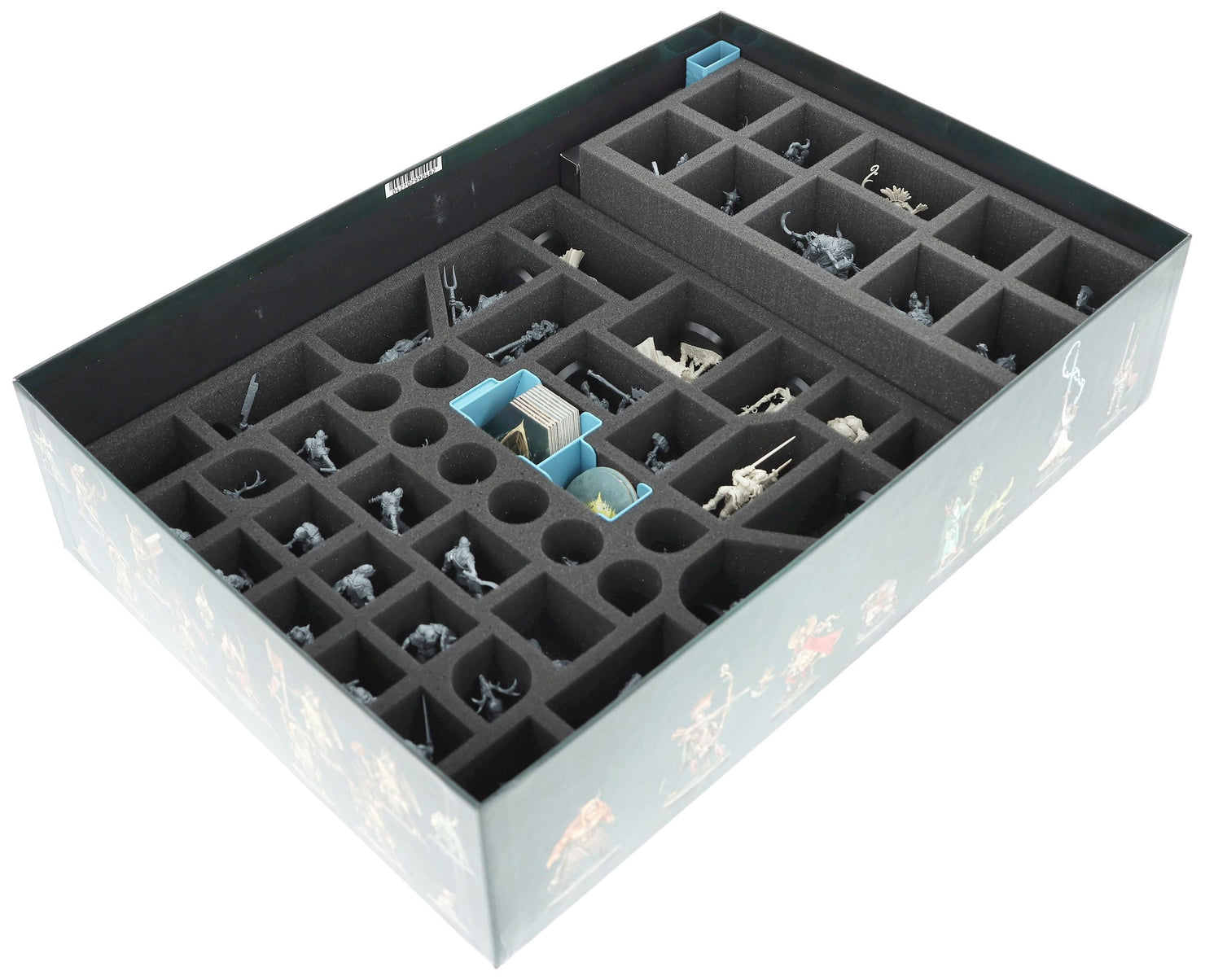 Feldherr Foam Set + Organizer Insert for Warhammer Quest: Darkwater - Core Game Box