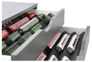 Feldherr Zugliege - TT scale 60 x 42 cm  - for IKEA ALEX drawer unit on casters - 8 compartments - KQMFQQA01