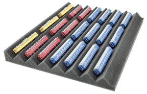 KN030A02 Feldherr Zugliege 360 mm x 270 mm for model railway - Z Gauge - 7 compartments