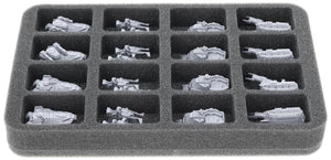 HS035A081 Feldherr Foam Insert for Epic Warpath - 16 Compartments