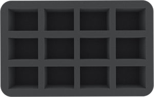 HS040A061 Feldherr Half-Size foam tray for Starcraft: Zerg - 12 compartments