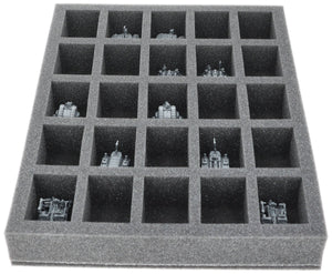 FS050A137 Feldherr foam tray for Armoured Clash - 25 Compartments