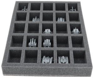 FS050A137 Feldherr foam tray for Armoured Clash - 25 Compartments