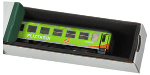 Feldherr MTLB400 open-fronted storage box, 390 x 60 x 50 mm, for model railways, locomotives and vehicles