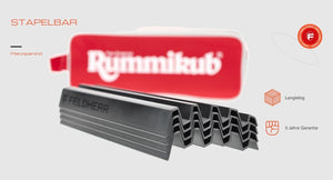 4 pcs. value set Feldherr plastic rack for Rummikub - 4 slots