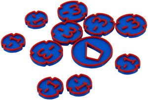 Feldherr Starter Set for Disney Lorcana - token set multicolor + card deck holder