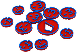 Feldherr Starter Set for Disney Lorcana - token set multicolor + card deck holder