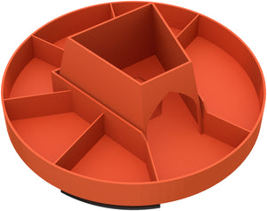 Feldherr token tray CAROUSEL + Feldherr 3D Food Tokens Upgrade Set for Wingspan - complete set