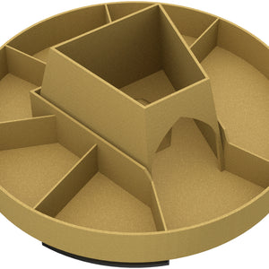 Feldherr token tray CAROUSEL + Feldherr 3D Food Tokens Upgrade Set for Wingspan - complete set