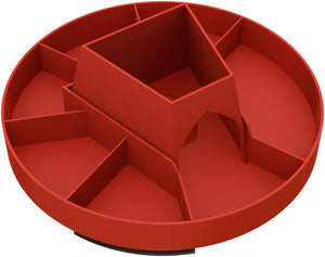 Feldherr token tray CAROUSEL + Feldherr 3D Food Tokens Upgrade Set for Wingspan - complete set