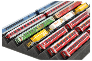 KN030A01 Feldherr Zugliege 360 mm x 270 mm for model railway - N Gauge - 7 compartments