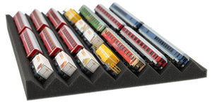 KN030A01 Feldherr Zugliege 360 mm x 270 mm for model railway - N Gauge - 7 compartments