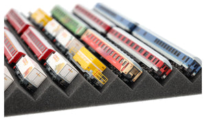 KN030A01 Feldherr Zugliege 360 mm x 270 mm for model railway - N Gauge - 7 compartments