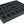 HBMFFQ040BO 394 mm x 294 mm x 40 mm foam tray for board games with 40 compartments