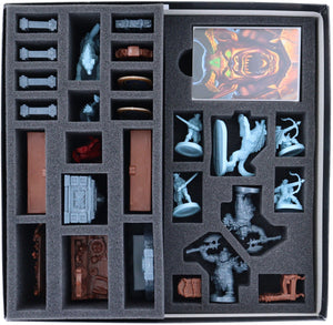 Feldherr foam Bundle for HeroQuest (2021) core game + 4 expansions - in original board game boxes