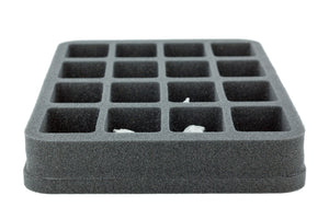 HS035BF05BO Feldherr Foam Tray with 16 compartments for Flames of War - Medium Bases
