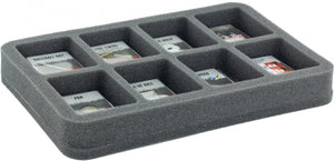 HS035ZC01 35 mm half-size Figure Foam Tray for Zombicide cards and token