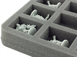 HS035ZC10 35 mm Half-Size Foam Tray for 12 Zombicide figures