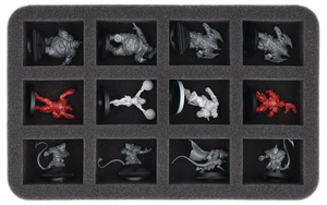 HS050BB11 foam tray for Blood Bowl - 12 cheerleader