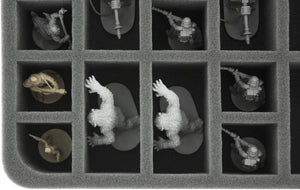 HS060IA05 60 mm half-size foam tray with 18 slots for Star Wars Imperial Assault Miniatures