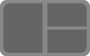 HS060SD07 60 mm 3 large slots for big Super Dungeon Explore figures