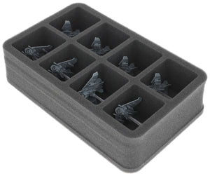 HS070A058 Feldherr foam tray for Legions Imperialis - 8 compartments