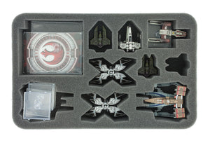 HSBV040BO foam tray for X-Wing StarViper, M3-A Interceptor, IG-2000, Z-95, Kihraxz fighter and Y-Wing