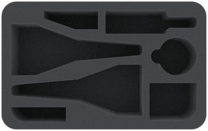 HS060DF08 60 mm half-size foam tray for Dropfleet Commander - PHR Battleships and Cruiser