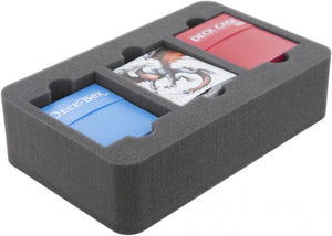 HSJM070BO 70 mm Half-Size foam tray with 3 compartments