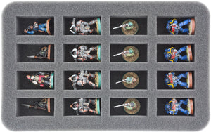 Feldherr Magnetic Box yellow for 16 miniatures