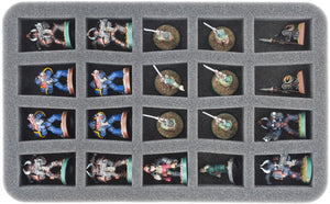 Feldherr Magnetic Box yellow for 20 smaller miniatures