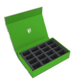 Feldherr Magnetic Box green for 16 Citadel paint pots (12 ml / 18 ml / 24 ml)