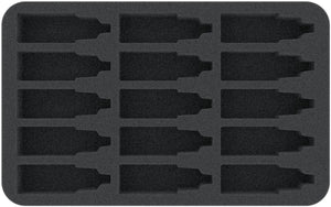 HSMEHG035BO foam tray for 15 color bottles