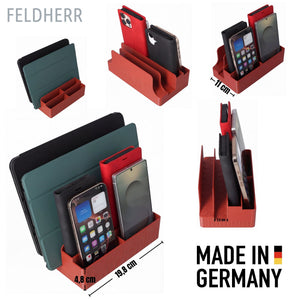 Feldherr Organizer for 4 Smartphones and 2 Tablets - Storage for family game nights and shared meals