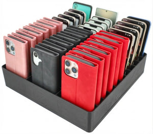 Feldherr Classroom Phone Caddy XL for Schools and Training Centers - 33 slots for large smartphones and flip cases