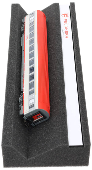 Feldherr Locomotive Bench H0 & 00 Scale with Magnetic Strip (360 mm) – Perfect Maintenance and Protection for Model Railways