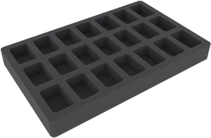 IG035A001 foam tray for Really Useful Boxes - 21 miniatures