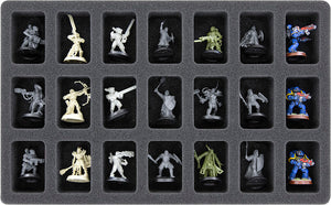 Feldherr foam set for 9L Really Useful Boxes - 42 miniatures + tanks / monsters