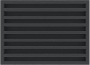 IU030A002 Feldherr foam insert for model railway - Z scale - 8 compartments - for horizontal storage