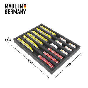 IU035A002 Feldherr foam insert for model railway - N scale - 6 compartments - for horizontal storage