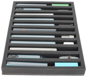 IU040A002 Feldherr foam insert for model railway - N scale - 11 compartments - for upright storage