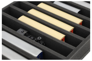 Foam insert for model railway - H0e scale - 9 compartments - for upright storage - IU050A003