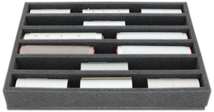 IU055A002 Feldherr foam insert for model railway - H0m scale - 6 compartments - for upright storage