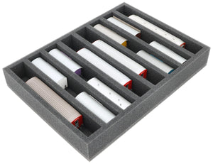 IU055A003 Feldherr foam insert for model railway - H0m scale - 8 compartments - for upright storage