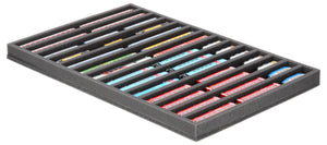 JV035A002 Feldherr foam insert for model railway - N scale - 14 compartments - for horizontal storage
