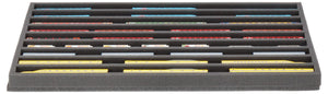 JV035A003 Feldherr foam insert for model railway - N scale - 9 compartments - for horizontal storage