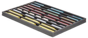 JV035A003 Feldherr foam insert for model railway - N scale - 9 compartments - for horizontal storage