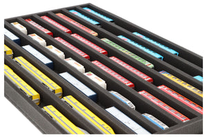 JV035A003 Feldherr foam insert for model railway - N scale - 9 compartments - for horizontal storage