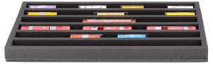 JV045A002 Feldherr foam insert for model railway - H0m scale - 6 compartments - for horizontal storage